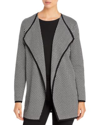 VINCE CAMUTO Herringbone Open Cardigan | Bloomingdale's