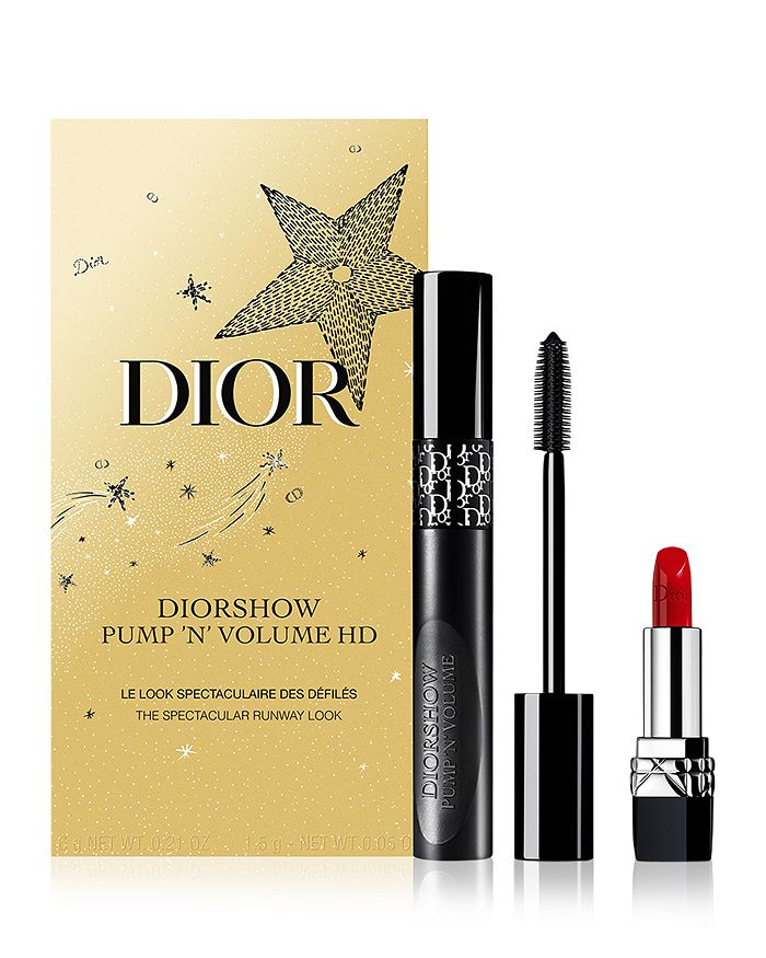 En trofast pin Forfatter DIOR Diorshow Pump 'N' Volume Mascara & Lipstick Set | Bloomingdale's