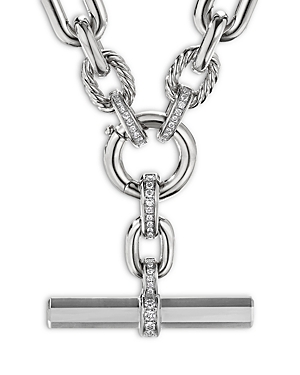 David Yurman Lexington Chain Necklace with Diamonds, 18