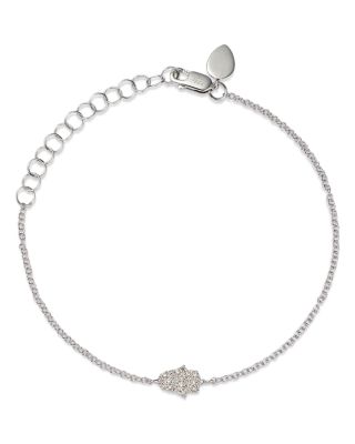 Meira T - 14K White Gold Diamond Pave Hamsa Bracelet