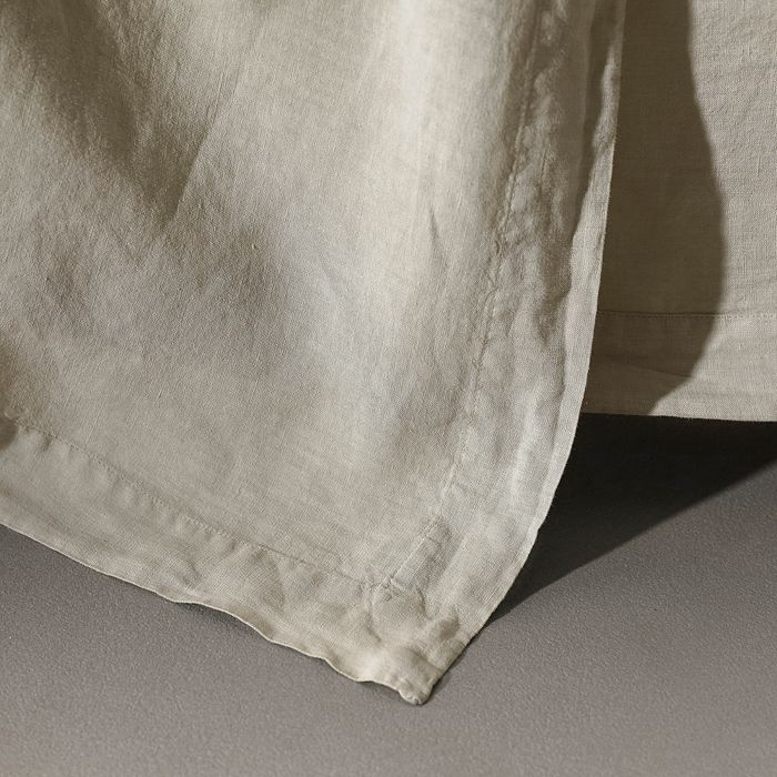 Shop Society Limonta Rem Linen Flat Sheet, King/queen In Mastice