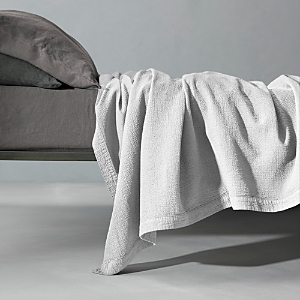 Society Limonta Goff Cotton Bedspread, King/queen In Bianco