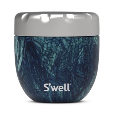 SWELL S'well Eats Insulated Stainless Steel Bowl 16 oz. Blue, with Prep cup  lid