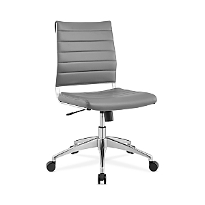 Modway Jive Armless Mid Back Office Chair In Gray