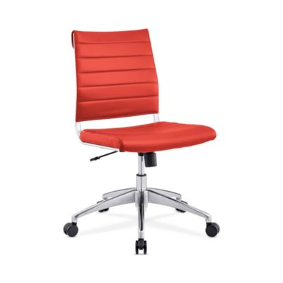 Modway Jive Armless Mid Back Office Chair In Red