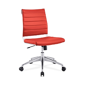 Modway Jive Armless Mid Back Office Chair In Red