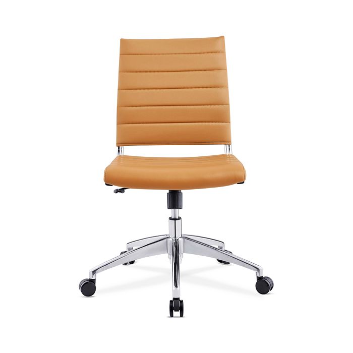 Modway Jive Armless Mid Back Office Chair In Tan