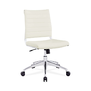 Modway Jive Armless Mid Back Office Chair In White
