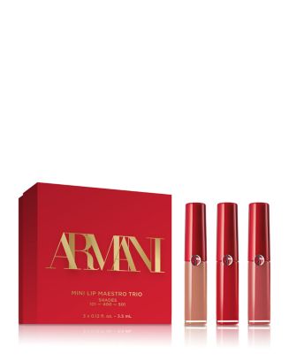 Armani Armani Lip Maestro Liquid Lipstick Mini Trio Gift Set Bloomingdale s