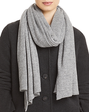 C By Bloomingdale's Cashmere C By Bloomingdale's Oversized Cashmere Wrap - 100% Exclusive In Gray