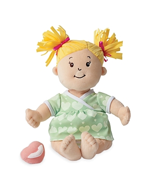 Manhattan Toy Baby Stella Blonde Hair Soft Nurturing First Baby Doll - Ages 12 Months+ Manhattan Toy Baby Stella Blonde Hair Soft Nurturing First Baby Doll - Ages 12 Months+