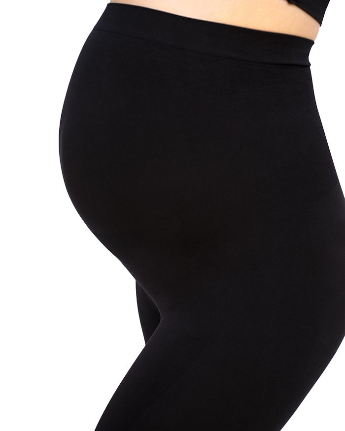 Shop Ingrid & Isabel Maternity Seamless Shapewear Shorties In Black