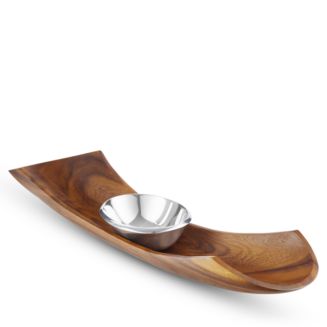 Nambé Canu Chip & Dip Base & Bowl | Bloomingdale's Dining & Entertaining