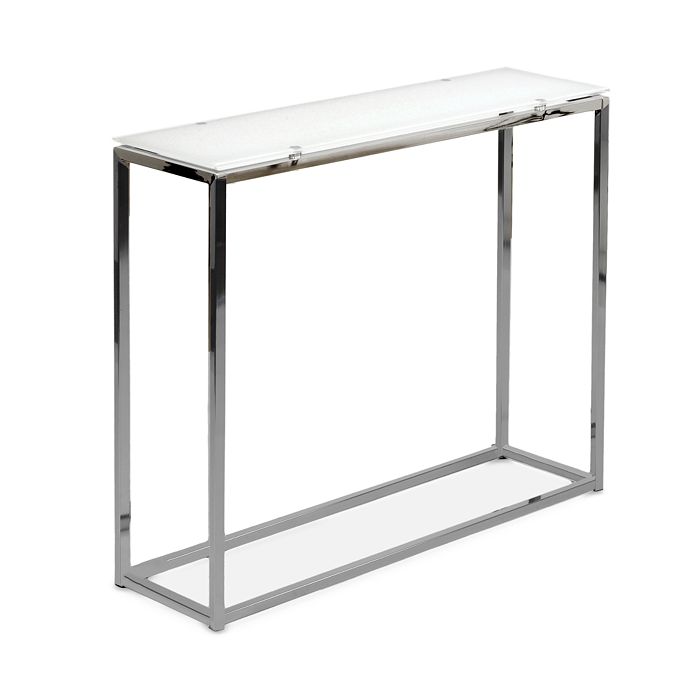 Euro Style Sandor Console Table In White