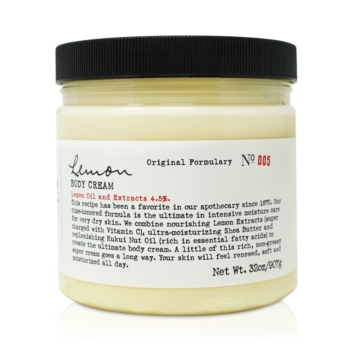 Lemon Body Cream 32 oz.