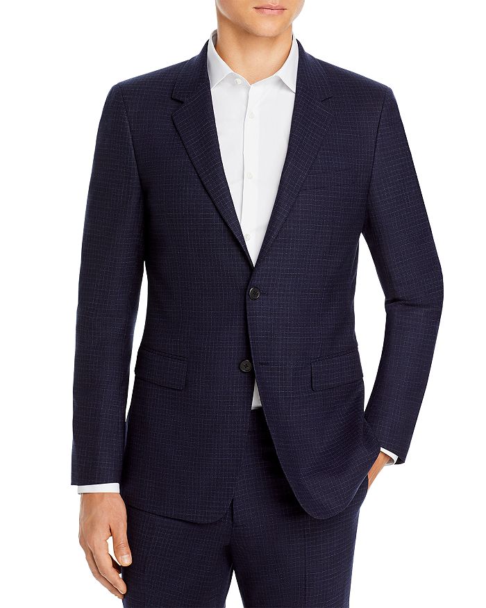 Theory Chambers Micro Check Slim Fit Suit Jacket | Bloomingdale's