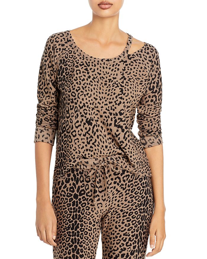 Chaser discount leopard sweatshirt