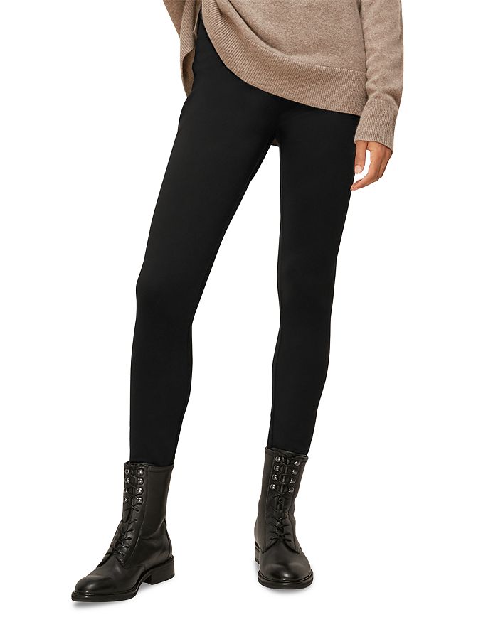 Whistles Essential Slim Leggings In Black