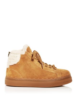 womens tan high top sneakers
