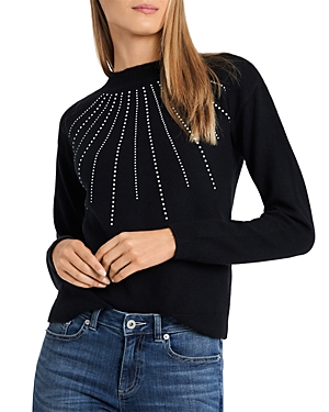CeCe Embroidered Sweater