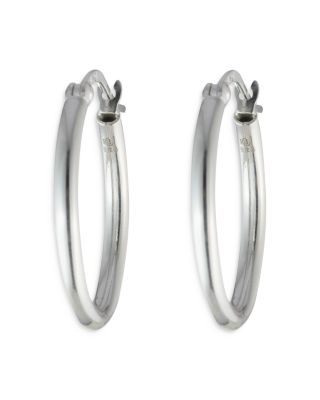 Hoop Earrings in Sterling Silver