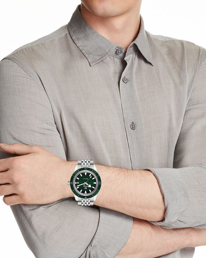 Shop Rado Hyperchrome Captain Cook Watch, 37mm In Green