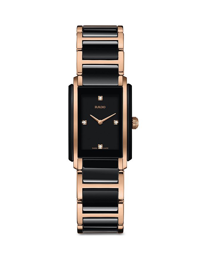 Shop Rado New Integral Watch, 22.7x33.1mm In Black