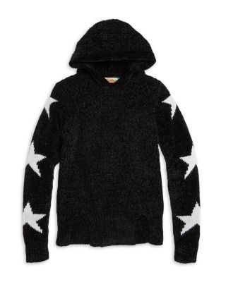 Hooded chenille sweater orders