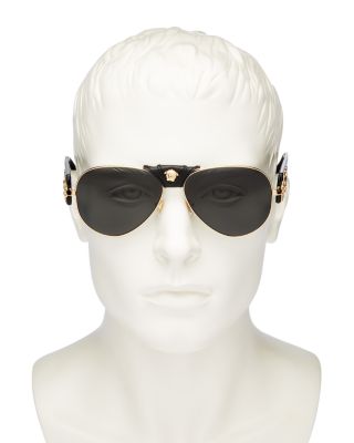 versace mens aviator sunglasses