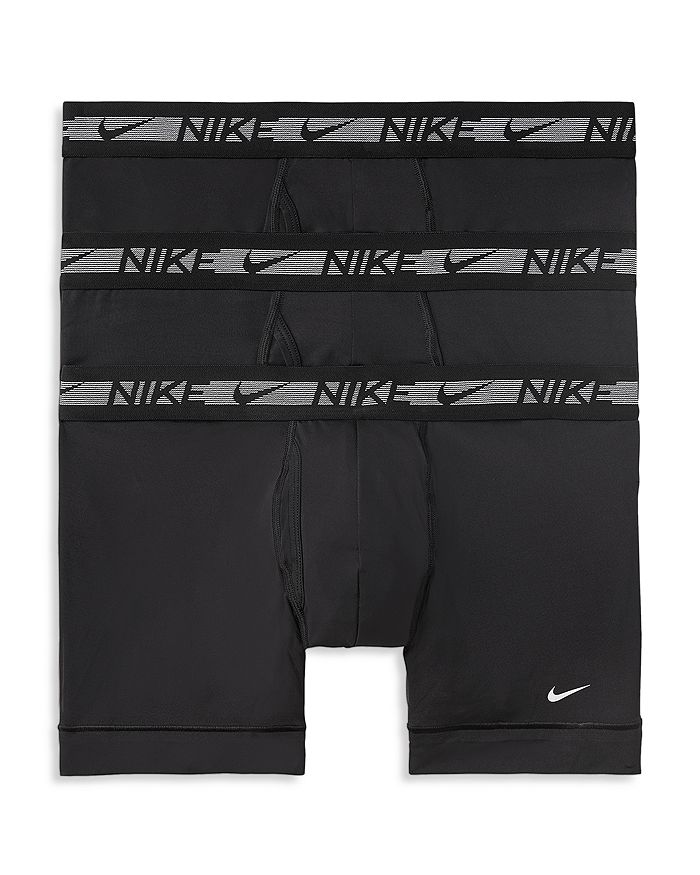 Nike 3-pack Dri-fit Ultra Stretch Micro Flex Boxer Briefs Set In Black