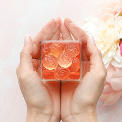 But First, Ros&amp;eacute; (Roses)&amp;reg;, Small Cube - Set of 4