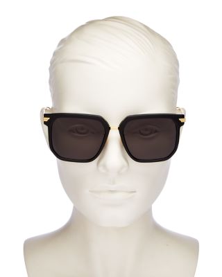 Bottega Veneta Square Sunglasses, 57mm | Bloomingdale display picture 1