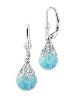 Bloomingdale's Fine Collection - Floating Turquoise Drop Earrings