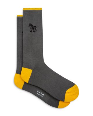 PS Paul Smith - Zebra Emblem Crew Socks