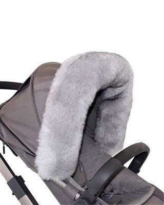 7AM Enfant - Faux Fur Stroller Marquee Cover