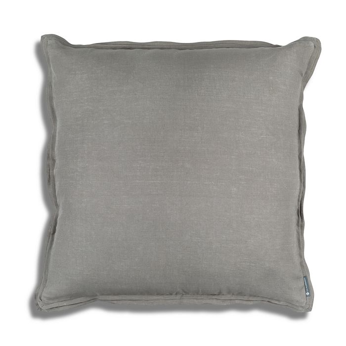Lili Alessandra Bloom European Pillow In Light Gray