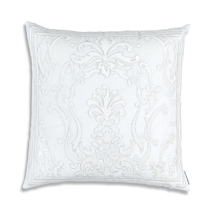 Lili Alessandra Louie Square Pillow In White