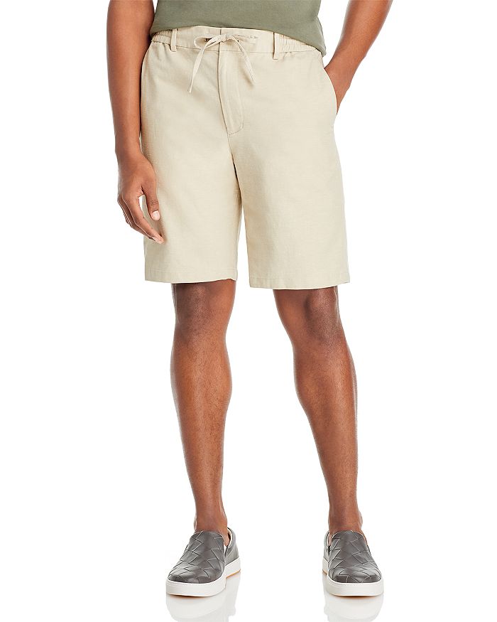 Vince Linen Blend Slim Fit Desert Sand Shorts