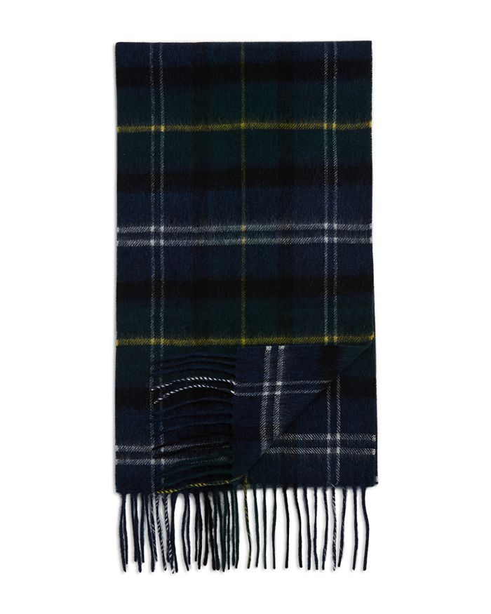 Barbour tartan merino store cashmere wool scarf