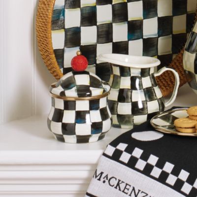 Courtly Check Sugar Bowl with Lid