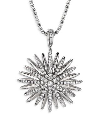 David Yurman Starburst Pendant Necklace 