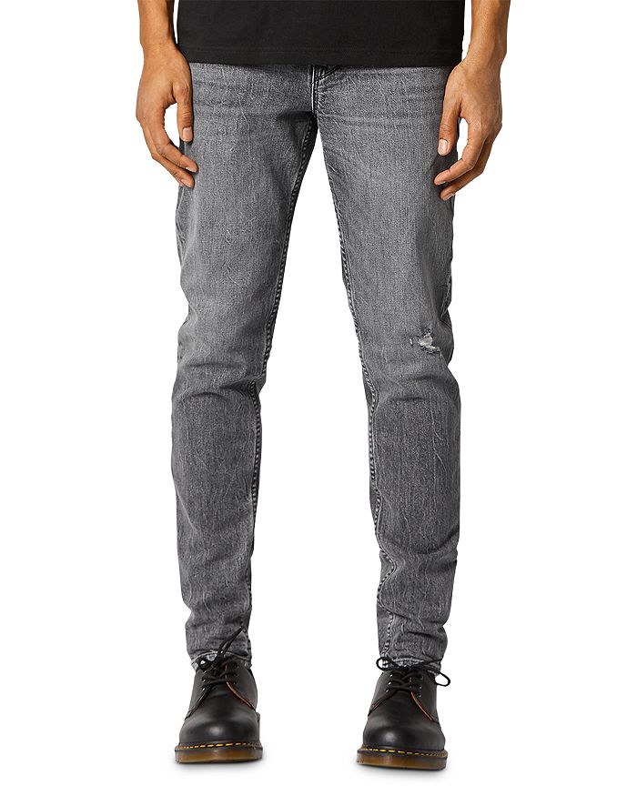 Hudson Men's Zack Distressed Skinny Jeans In Vista Gray
