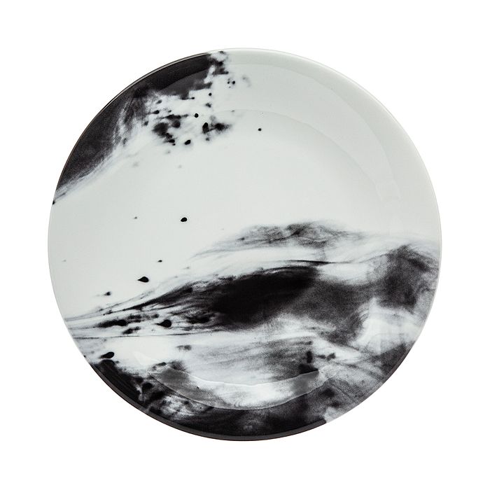 Ricci Argentieri Felice Dinnerware Dinner Plate In White/black
