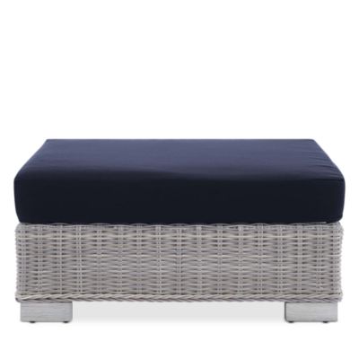  Conway Sunbrella  Outdoor Patio Wicker Rattan Ottoman