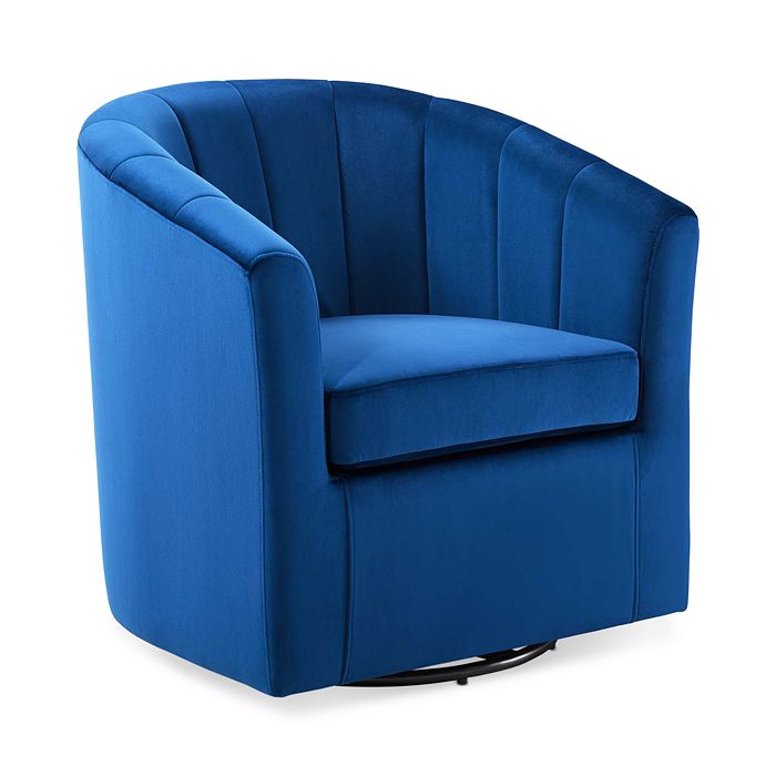 Modway Prospect Performance Velvet Swivel Armchair Bloomingdale's
