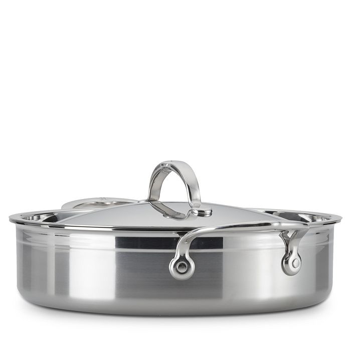 Hestan Probond 3.5 Quart Forged Stainless Steel Sauteuse With Lid In Silver