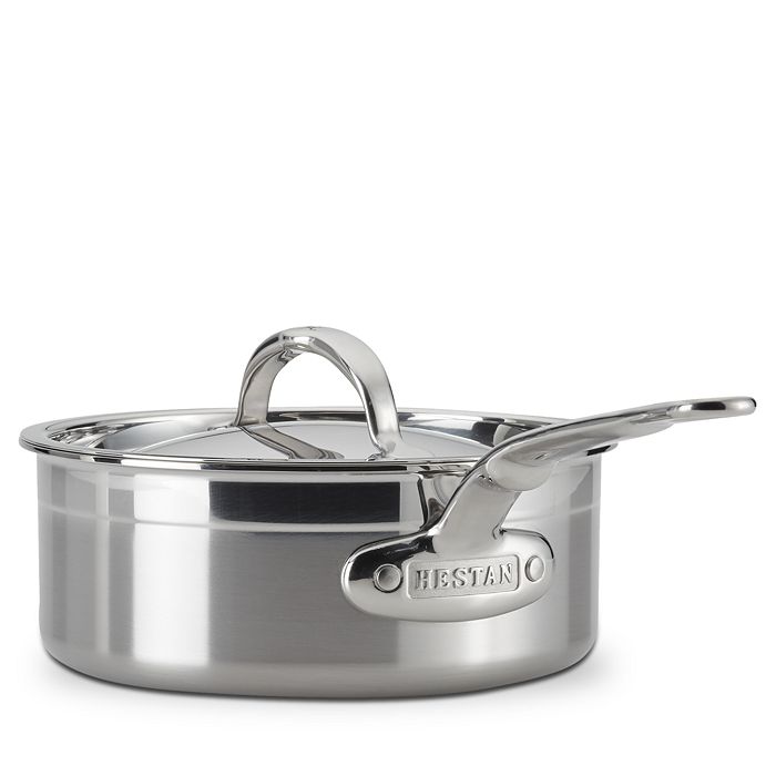 Hestan Probond 2 Quart Forged Stainless Steel Saucepan With Lid In Silver