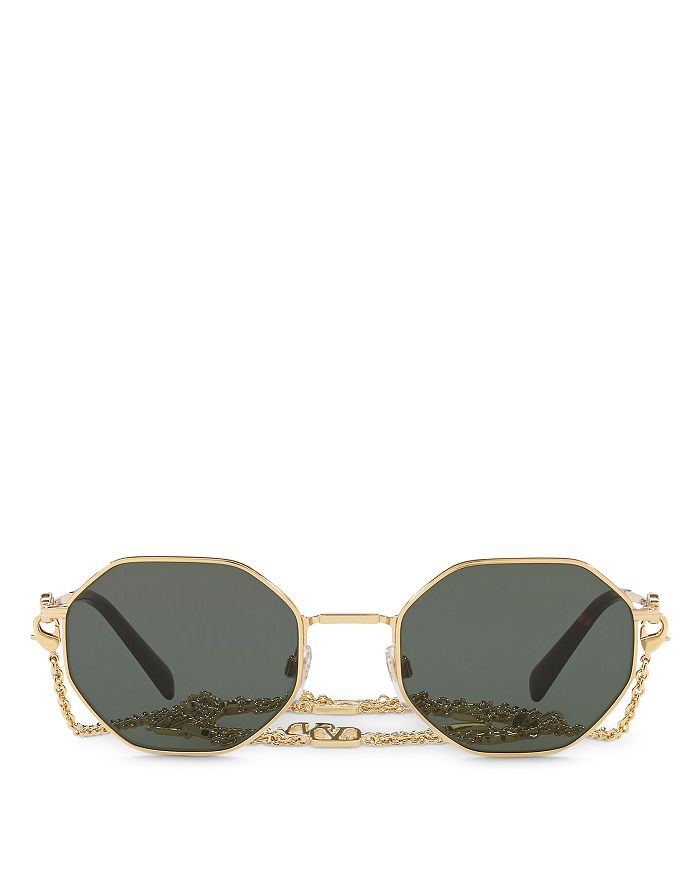Valentino Women's Octagon Sunglasses, 52mm