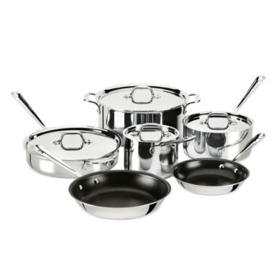 D3 Stainless Steel Pro Nonstick 10-Piece Cookware Set