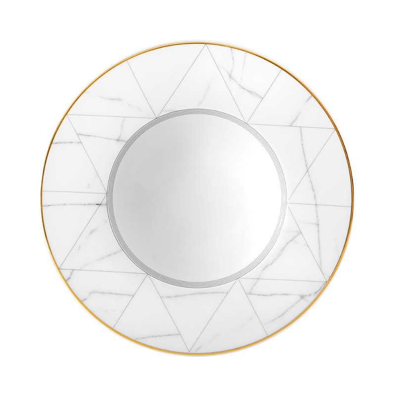 Vista Alegre Carrara Soup Plate In White